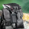20000mAh Solar Power Bank with Flashlight Outdoor Portable Charger 4 Outputs LED Lights for Camping Emergency
