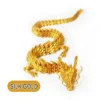 90cm Huge 3D Printed Joint Mobility Loong Figurines Ornaments Creative Dragon Plants Rockery Fish Tank Landscaping Decoration