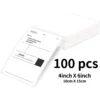 4x6inch Thermal Printer Papers 100x150mm White Labels Sticker For Shipping Labels DHL UPS Express LOGO Barcode For P50/D100/D200
