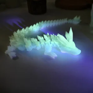 S1f7dc48bf1e4467dbcd81cf41216e33d1.webp 3D Printed Luminous Black Dragon Ornament Simulation Model Animal Chinese Decoration Creative Couple Child Gift Wholesale