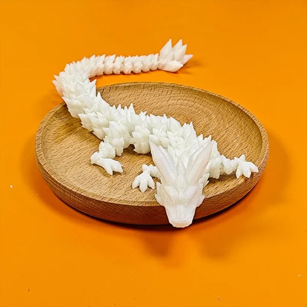 3D Printed Luminous Black Dragon Ornament Simulation Model Animal Chinese Decoration Creative Couple Child Gift Wholesale
