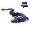 90cm Huge 3D Printed Joint Mobility Loong Figurines Ornaments Creative Dragon Plants Rockery Fish Tank Landscaping Decoration