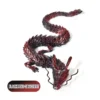 90cm Huge 3D Printed Joint Mobility Loong Figurines Ornaments Creative Dragon Plants Rockery Fish Tank Landscaping Decoration