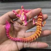 Sc596c482864b4ae0b3e41873f562886el.webp 30CM 90cm 3D Printed Conjoined Divine Dragon Ornaments Joints Can Move Creative Dragon Plants Rockery Fish Tank Decoration