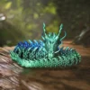 Sf72fb9cc05f44859bde90e44fdbb8933j.webp 30CM 90cm 3D Printed Conjoined Divine Dragon Ornaments Joints Can Move Creative Dragon Plants Rockery Fish Tank Decoration