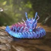 Sfd28a71aaf294cc299b268966a670cee8.webp 30CM 90cm 3D Printed Conjoined Divine Dragon Ornaments Joints Can Move Creative Dragon Plants Rockery Fish Tank Decoration
