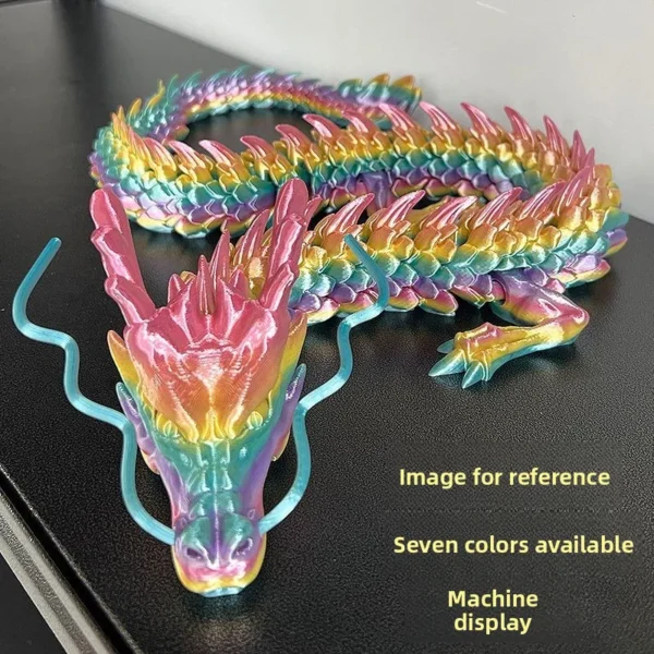 S15ea8e9b79354e789b64eac322e7fabcf.webp 100cm Large 3D Printed Dragon Toy Display Piece Jointible Creative Stall Toy Realistic Moving Parts Chinese Mythical Creature (Copy)