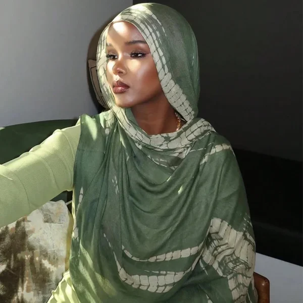 S3847123c078e459ca2369984fa16c564L.webp Watercolor Print Hijab Muslim Marble scarf Soft Breathable Sun Protection Lightweight Summer beach Wrap for Women