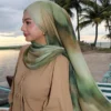 S4bad830aedd74b76bf3030bd970e896dO.webp Watercolor Print Hijab Muslim Marble scarf Soft Breathable Sun Protection Lightweight Summer beach Wrap for Women