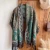 S53166077a2e044ffb87d9596cde5e0915.webp 2023 New Fashion Winter Warm Thick Soft Cashmere Luxury Brand Jacquard Scarf Women Neckerchief Bandana Shawl Headband Bufanda