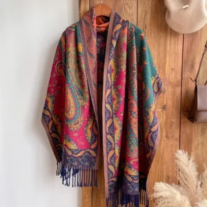 S64a8631cf22742b89c7f6622d8f2dfa3L.webp 2023 New Fashion Winter Warm Thick Soft Cashmere Luxury Brand Jacquard Scarf Women Neckerchief Bandana Shawl Headband Bufanda