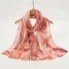 S79effbbe002b4c1e80453573dffba3e7B.webp Watercolor Print Hijab Muslim Marble scarf Soft Breathable Sun Protection Lightweight Summer beach Wrap for Women