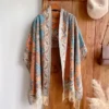 S847144f613fe4b0baf6e0e556b45ab2e3.webp 2023 New Fashion Winter Warm Thick Soft Cashmere Luxury Brand Jacquard Scarf Women Neckerchief Bandana Shawl Headband Bufanda
