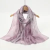 Scee619adf4e542ada69b48cb941bd410q.webp Watercolor Print Hijab Muslim Marble scarf Soft Breathable Sun Protection Lightweight Summer beach Wrap for Women
