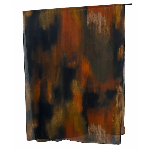 Seb6364e5c9f04a00be8f7843fd00f6ac1.webp Watercolor Print Hijab Muslim Marble scarf Soft Breathable Sun Protection Lightweight Summer beach Wrap for Women