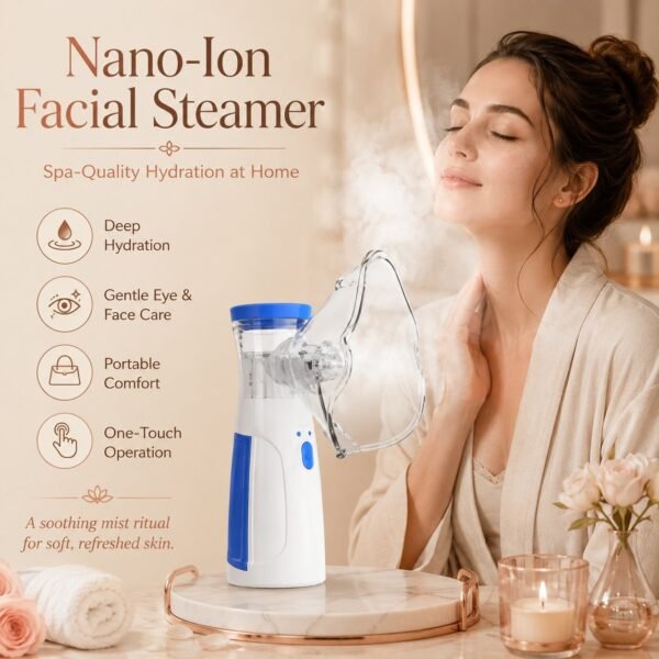 00d50294-5eea-4a29-a71f-1e8d259f467c.jpg 2026 Portable Facial Steamer Nano-Ion Mist For Moisturizing Eyes & Face, Spa-Quality Hydration Fathers Day Gift