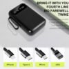 09059fd6-5a91-4101-9859-25f4ba4b3017.jpg Power Bank10000mAh Fast Charger Pack USB External Battery For Mobile Phone UK