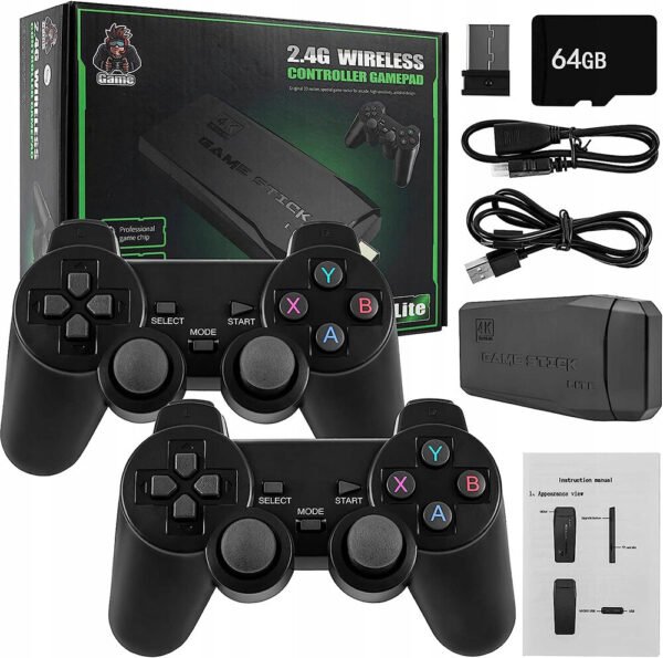 0b8f2d09-fd69-44c5-b2c5-982f12b38eec-1.jpg Video Game Console 20000 Retro Games Console Set With 2 Wireless Controller New