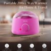 108f50d8-4c11-46d4-9871-31f502c517ff.jpg WUWUVISTA Wax Warmer Kit Professional Depilatory Set With Silicone Bowl, Portable & Easy To Clean, Perfect For Sensitive Skin, Full Body, Face & Bikini Area Great Gift For Her, Him, Or Anyone