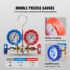 14f87407-1d17-48ed-b027-d229793dff87.jpg 3-Way AC Diagnostic Manifold Gauge Set Fits For R134A, R22, R12, R502 Refrigerant, AC Gauge Set With 152 Cm Hoses, Couplers, Can Tap For Car A/C System Automotive Air Conditioning Maintenance