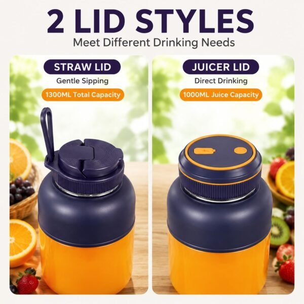 20dfce32-8690-4f20-a161-c64afad4b817.jpg Cordless Juicer Blender Cup 1300ml Portable Rechargeable Smoothie Bottle