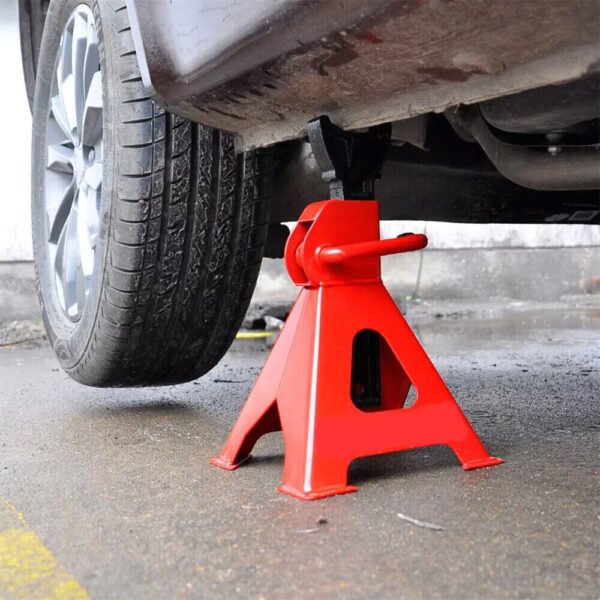 6424e99e-0f54-4338-a1ab-0a3a7c4362cc.jpg 2Pcs Axle Stands FloorJack Heavy Duty Lifting 3 Ton Capacity Stand Car Carava