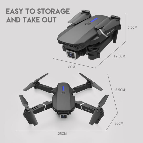 8d59ef35-edb8-4382-a5c1-aea2dd81da31.jpg 3 Batteries Pro Drone 4K Selfie Camera Wifi Fpv Foldable Rc Quadcopter UK