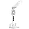 90983417-4490-4d0b-b3c0-3db3414b3bdb.jpg 4-Head LED Desk Reading Lamp With Fan Clock Dimmable Rechargeable Touch Light
