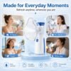 9152c6a0-e613-4de0-924d-605facfdcba2.jpg 2026 Portable Facial Steamer Nano-Ion Mist For Moisturizing Eyes & Face, Spa-Quality Hydration Fathers Day Gift