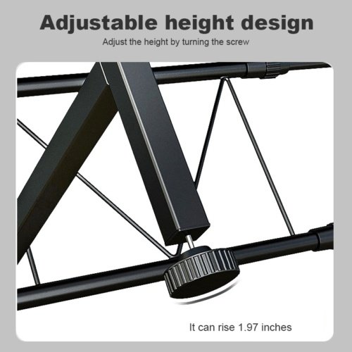 2 Tier Iron Microwave Oven Rack Stand Storage Holder Kitchen Corner Shelf Black