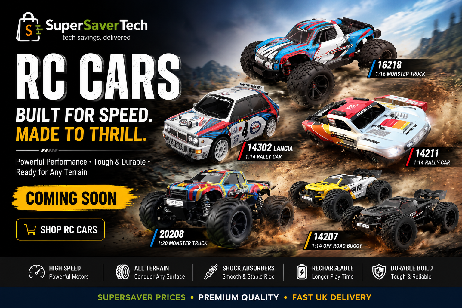 SuperSaverTech high performance RC cars UK