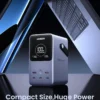 H63a1785c65a2409aa466b8adfb73fd13G.webp UGREEN 300W 48000mAh Portable Fast Charging Charger Power Bank 6 in 1 Portable Led Display Power Station