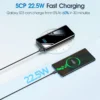 He6f182e71ddb43f9b69b4d83050a786bl.webp Full Screen Mirror Battery Pack QC4.0 PD20W Fast Charging Ultra-thin Compact Digital Display 20000mAh Portable Charger Micro USB