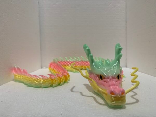 0CM 3D Printed Articulated Dragon Toy Flexible Jointed Dragon Fidget Gift