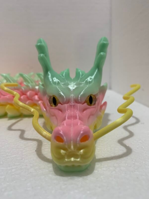 90CM 3D Printed Articulated Dragon Toy Flexible Jointed Dragon Fidget Gift