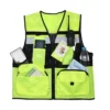 Multi Functional Work Vest Breathable Construction Worker Working Clothes Hi Vis Vest Workwear for Men Women