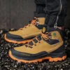 High-Top Safety Boots Men Indestructible Steel Toe Work Boots Anti-Smash Puncture-Proof Safety Shoes Men Work Shoes