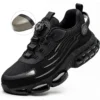 Comfortable Men's Safety Shoes Durable Men's Work Shoes Anti Smash Puncture Proof Factory Grade Outdoor Construction Footwear