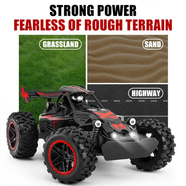 1:18 4WD RC Off-Road Car – 2.4GHz High-Speed Climbing Remote Control Car for Kids & Adults