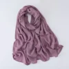 70*180CM Modal Hijab Modal Double Needle Wide Band Hijab Scarf, Soft Muslim Head Wrap Shawl for Women -Breathable Stretchy Cover