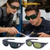 Labor Protection Glasses Welding Glasses Welder's Anti Laser Glasses Anti Strong Light UV Arc Welding Welding