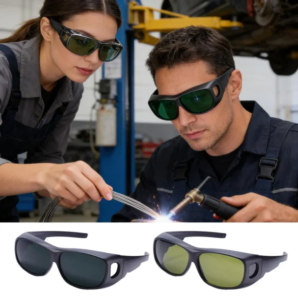 Labor Protection Glasses Welding Glasses Welder's Anti Laser Glasses Anti Strong Light UV Arc Welding Welding