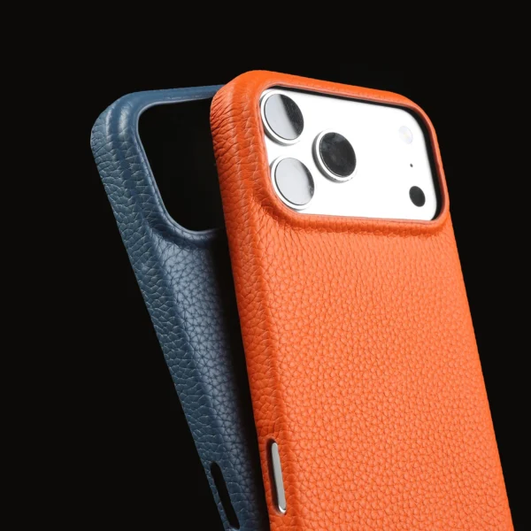 Premium Crossbody Lanyard Real Leather Case for IPhone 17 Pro Max 18PRO 16 15 14 Business Cowhide Back Cover Magnetic Shockproof