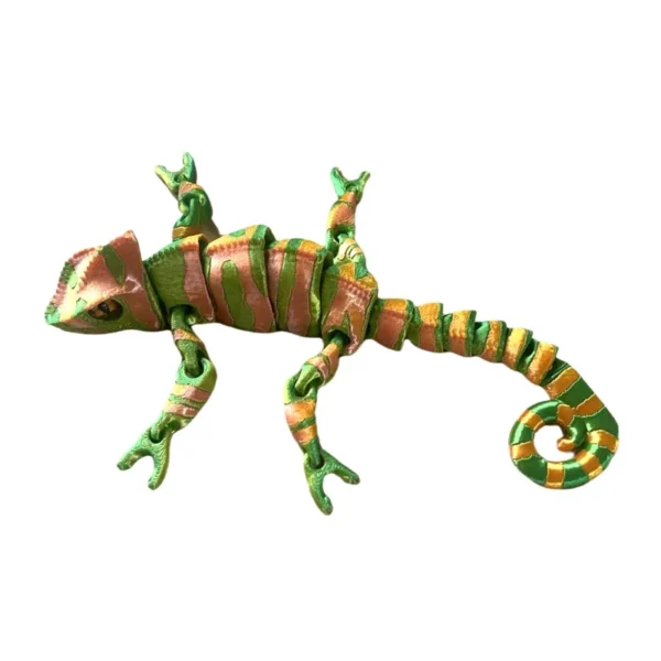 S17ee319b7d544138aba1c28f47dca444I.webp 3D Printed Chameleon Dragon Toy – Flexible Multi-Joint Articulated Figure