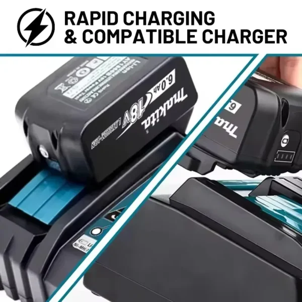 S1aacace2d7f347f48730d881d5b25ff8T.webp Makita 18V High‑Capacity 6.0Ah Lithium‑ion Battery Fit BL1860B BL1850B BL1840 BL1830 BL1815 Cordless Power Drill Battery Pack