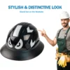ANSI Full Brim Safety Helmet with Goggles Reflective Stickers HDPE Lightweight Sunshade Breathable Vented Construction Hard Hat