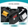 S1cab20d10cbc4ef39ccb7742649e4cb5w.webp Makita 18V High‑Capacity 6.0Ah Lithium‑ion Battery Fit BL1860B BL1850B BL1840 BL1830 BL1815 Cordless Power Drill Battery Pack