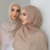 70*180CM Modal Hijab Modal Double Needle Wide Band Hijab Scarf, Soft Muslim Head Wrap Shawl for Women -Breathable Stretchy Cover