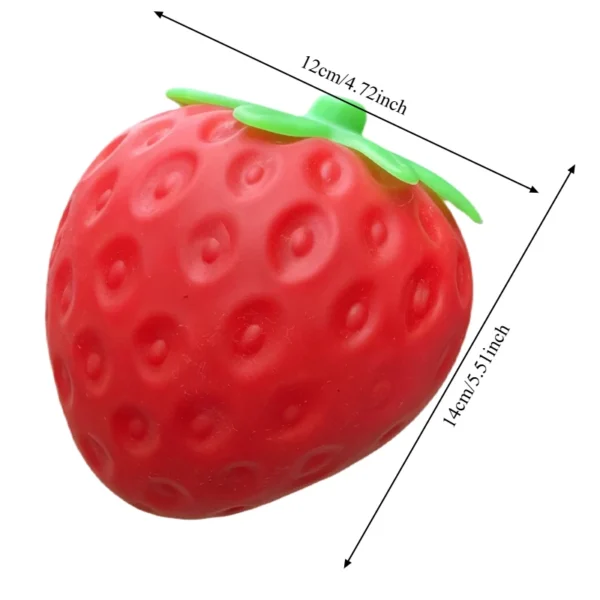 Jumbo Strawberry Squishy Toy | Slow Rising Fidget Toy UK