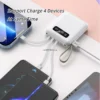 S27f3b18a382544d38b0a11f1a129073bV.webp 20000mAh Mini Power Bank Fast Charge Portable External Battery Charger Powerbank with 4 Cables for iPhone Samsung Huawei Xiaomi
